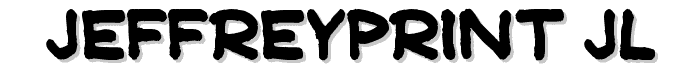JeffreyPrint JL font